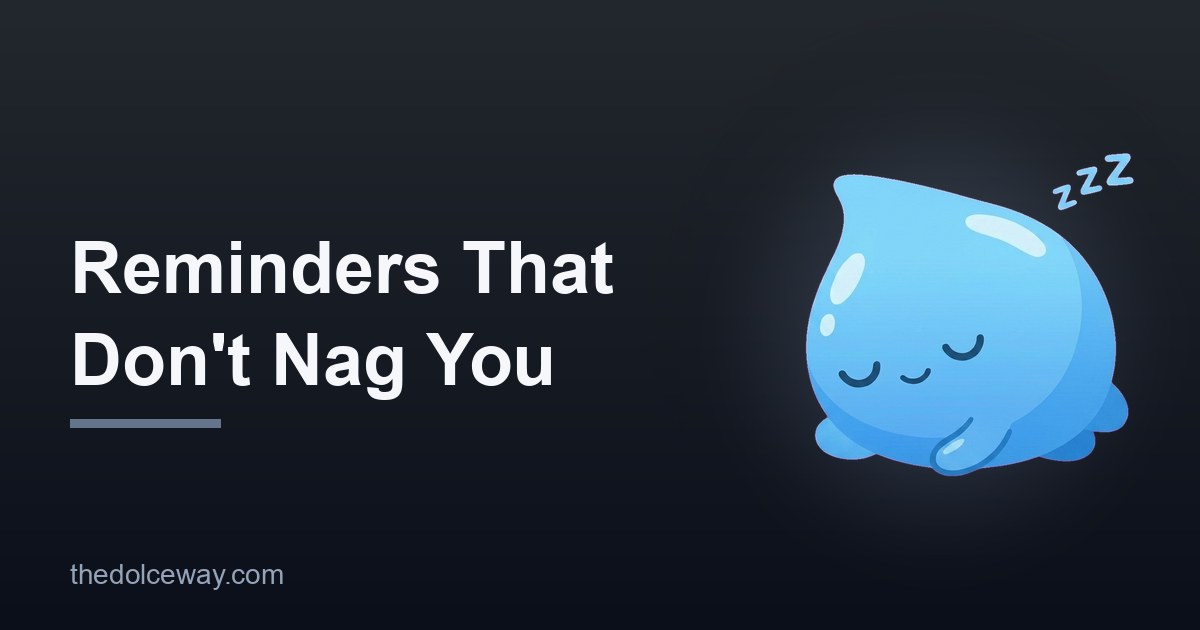 Featured image for: Water Reminder App Without the Nagging Notifications